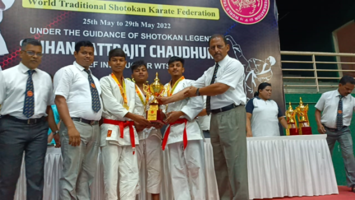 World Traditional Shotokan Karate Federation ,Master Tapan Behera of DAV Padmabati Public School